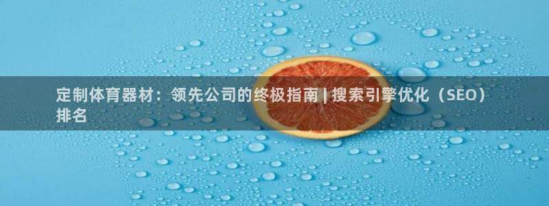 尊龙凯时投诉最狠的方法：定制体育器材：领先公司的终极指南 |